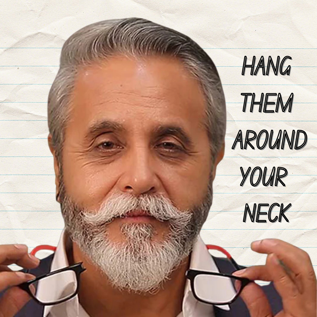 Hang In Neck Reading Glasses With Flexible Head Festival Sale! 🪔