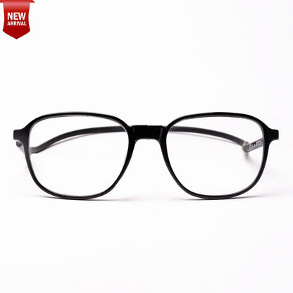 Rounded Square Hang In Neck Reading Glasses With Flexible Head Band.