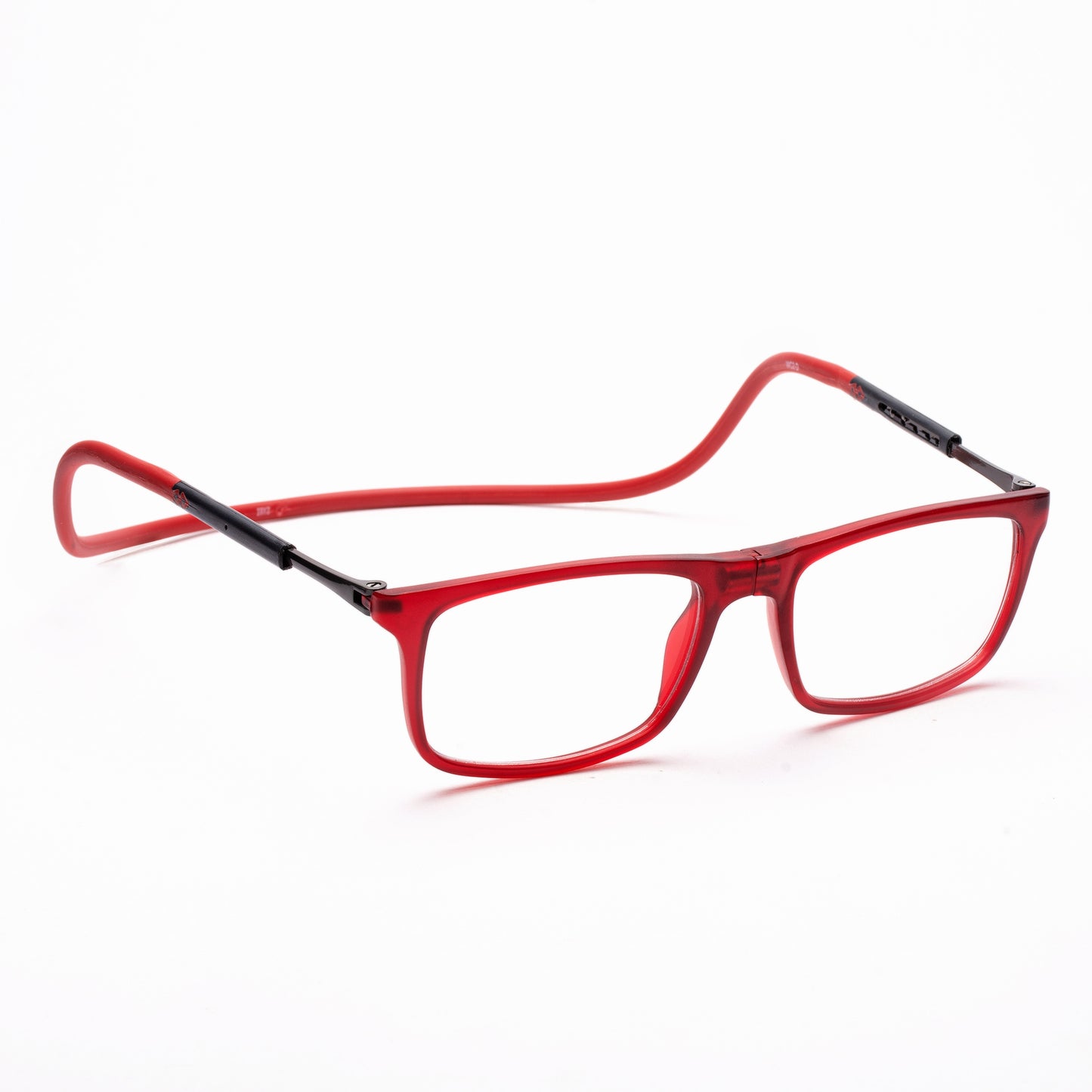 Classic Square Hang In Neck Reading Glasses With Flexible Head Band.