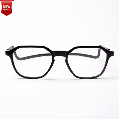 Hexagon shape Hang In Neck Reading Glasses With Flexible Head Band.