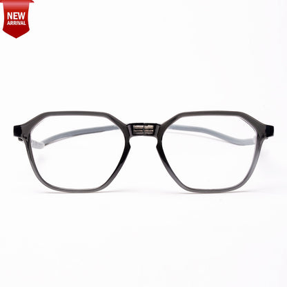 Hexagon shape Hang In Neck Reading Glasses With Flexible Head Band.