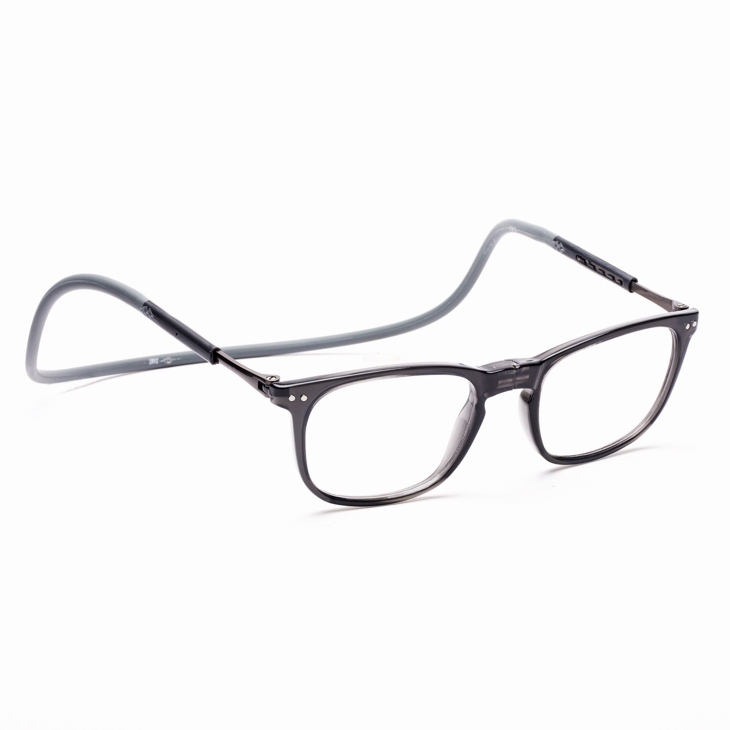 Vintage Square Hang In Neck Reading Glasses With Flexible Head Band.