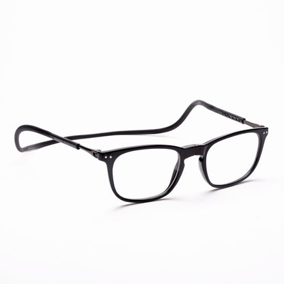 Vintage Square Hang In Neck Reading Glasses With Flexible Head Band.