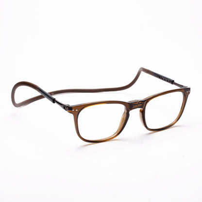 Vintage Square Hang In Neck Reading Glasses With Flexible Head Band.
