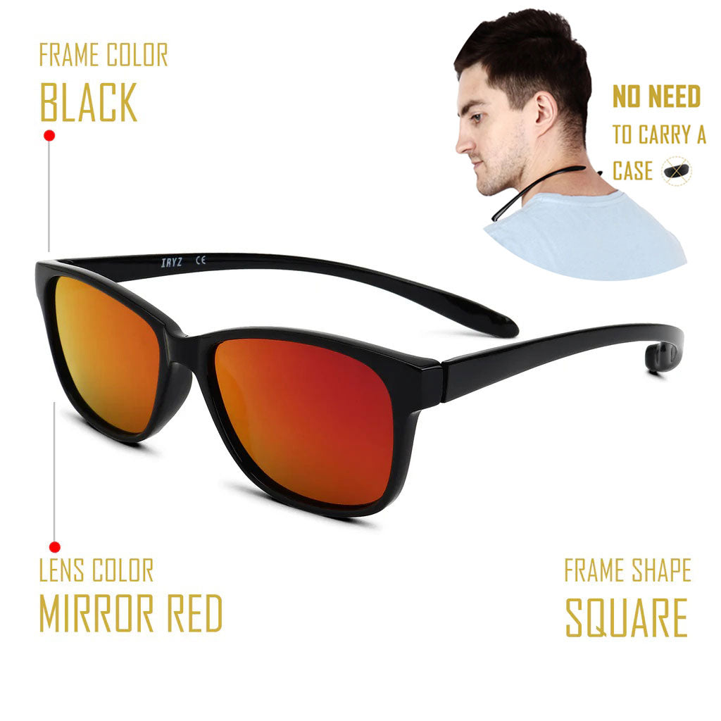 Unisex Polarised Small Size Sunglasses with long hang in neck sides