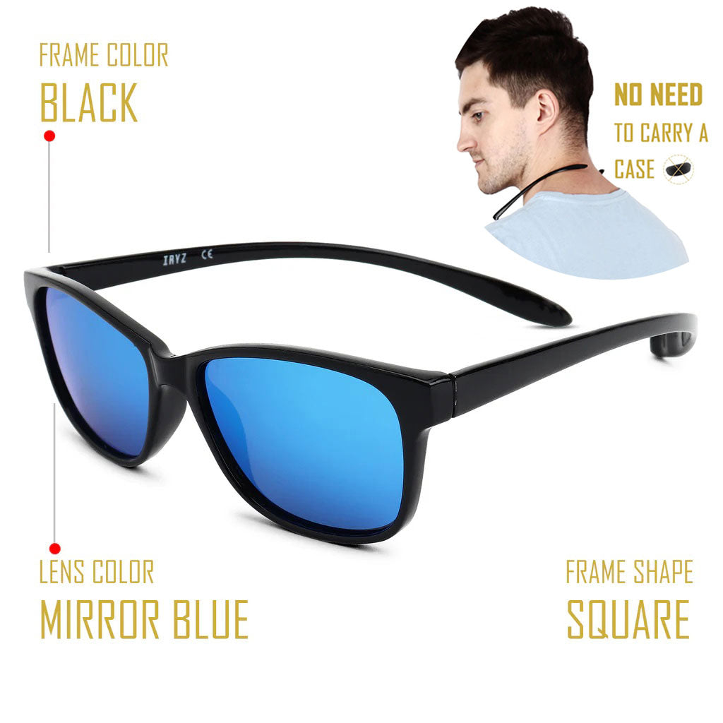 Unisex Polarised Small Size Sunglasses with long hang in neck sides