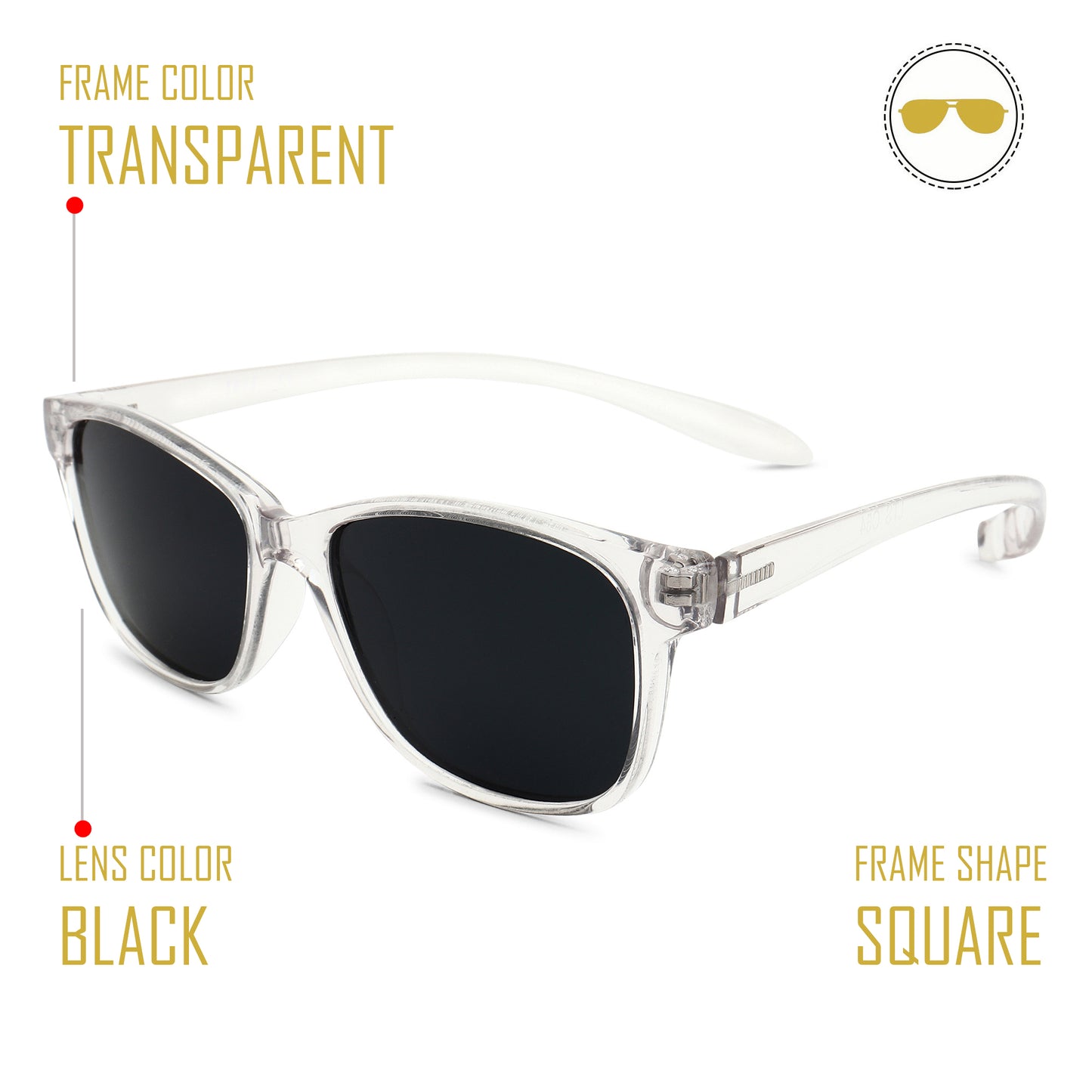 Wine Red Frame-Grey Lens- Unisex Polarized Sunglasses with long hang in neck sides-Small Size