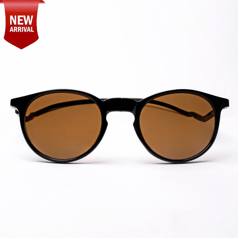 Oval - Black Frame -Magnetic Sunglasses