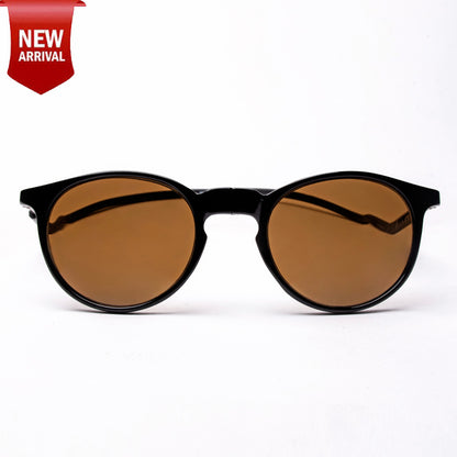 Oval - Black Frame -Magnetic Sunglasses