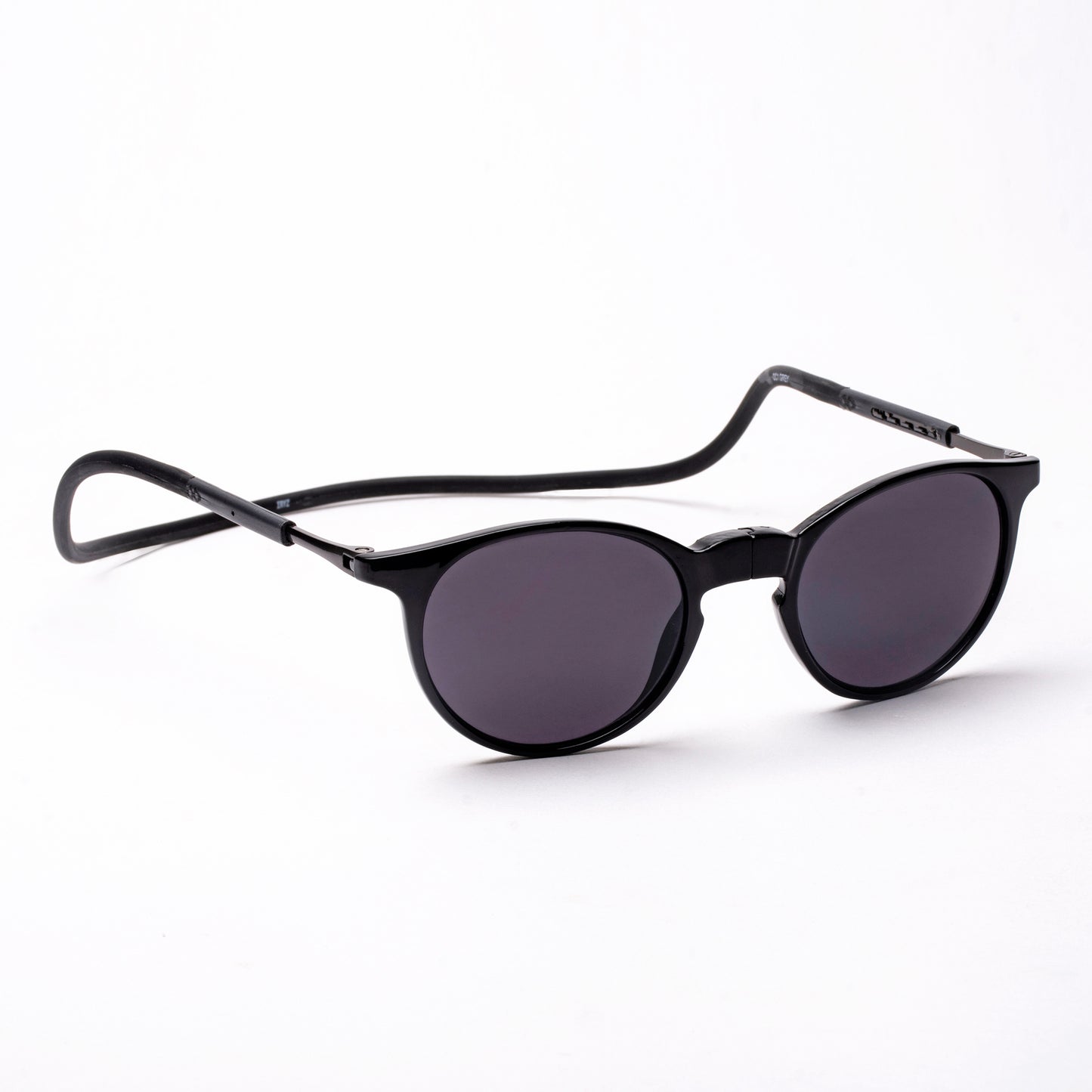 Oval - Black Frame -Magnetic Sunglasses