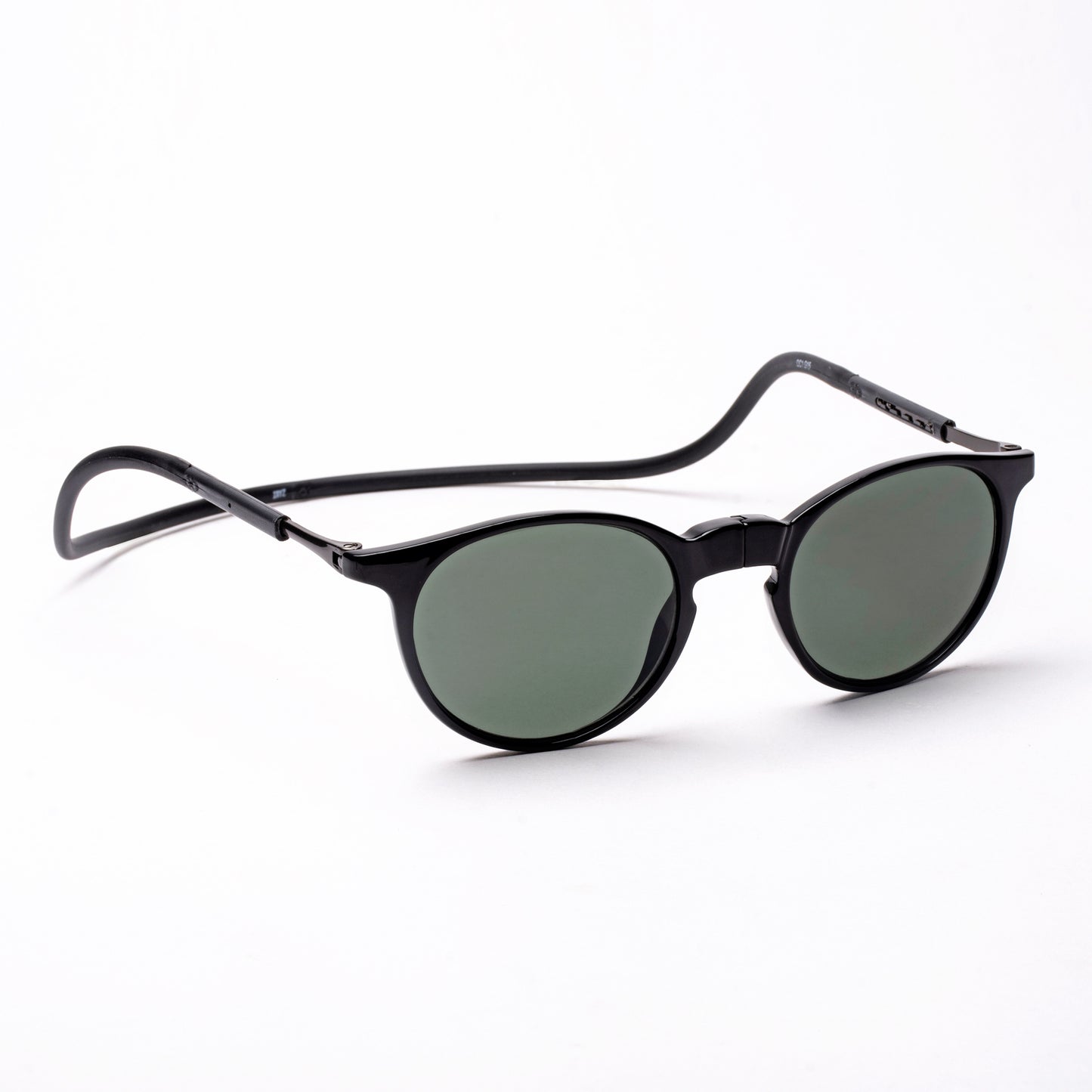 Oval - Black Frame -Magnetic Sunglasses
