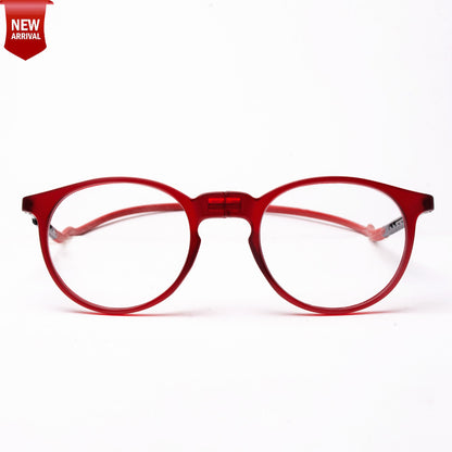 Oval Hang In Neck Reading Glasses With Flexible Head Band.