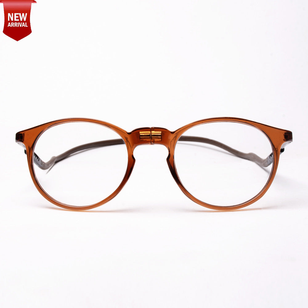 Oval Hang In Neck Reading Glasses With Flexible Head Band.
