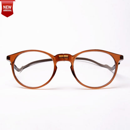 Oval Hang In Neck Reading Glasses With Flexible Head Band.
