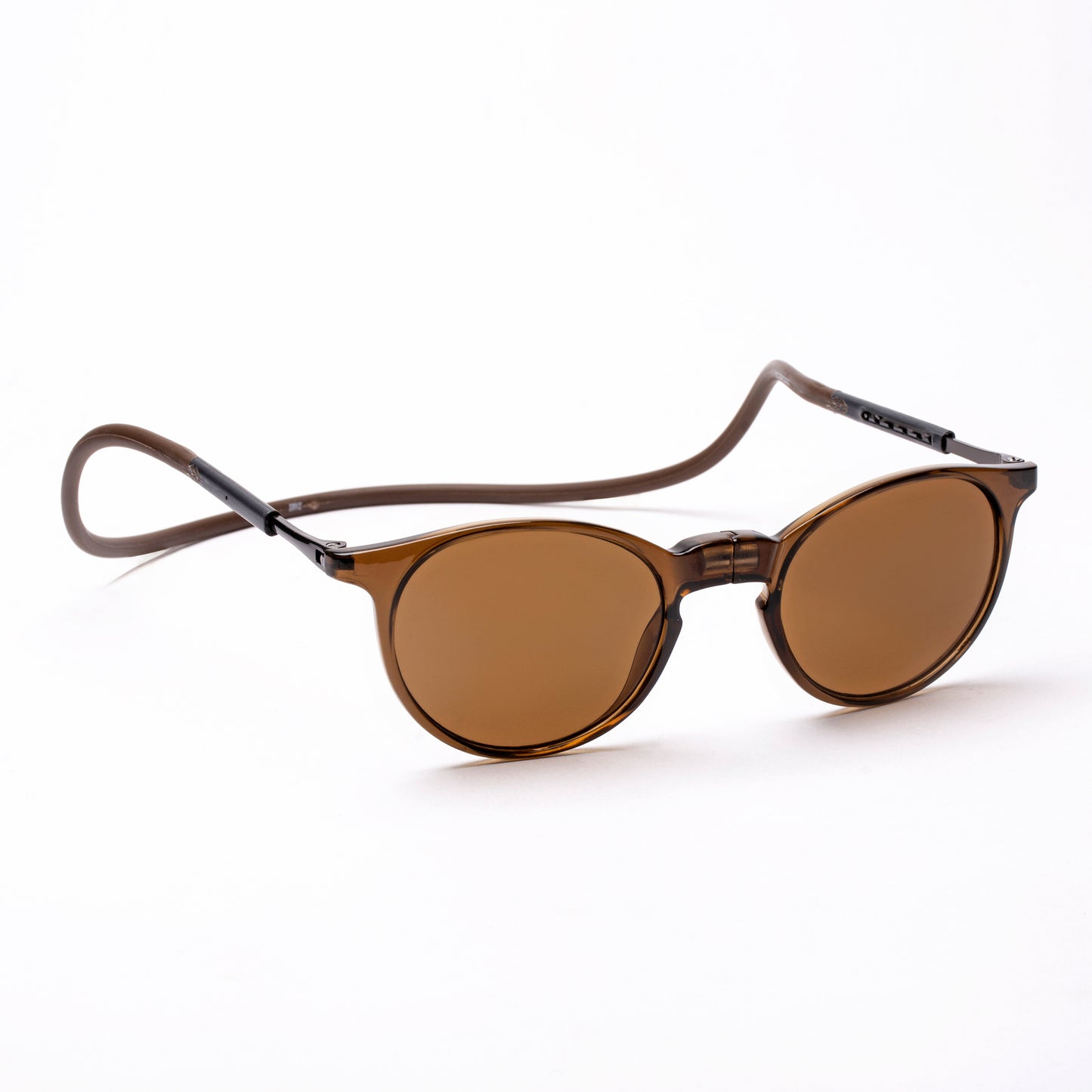 Oval- Brown Frame -Magnetic Sunglasses