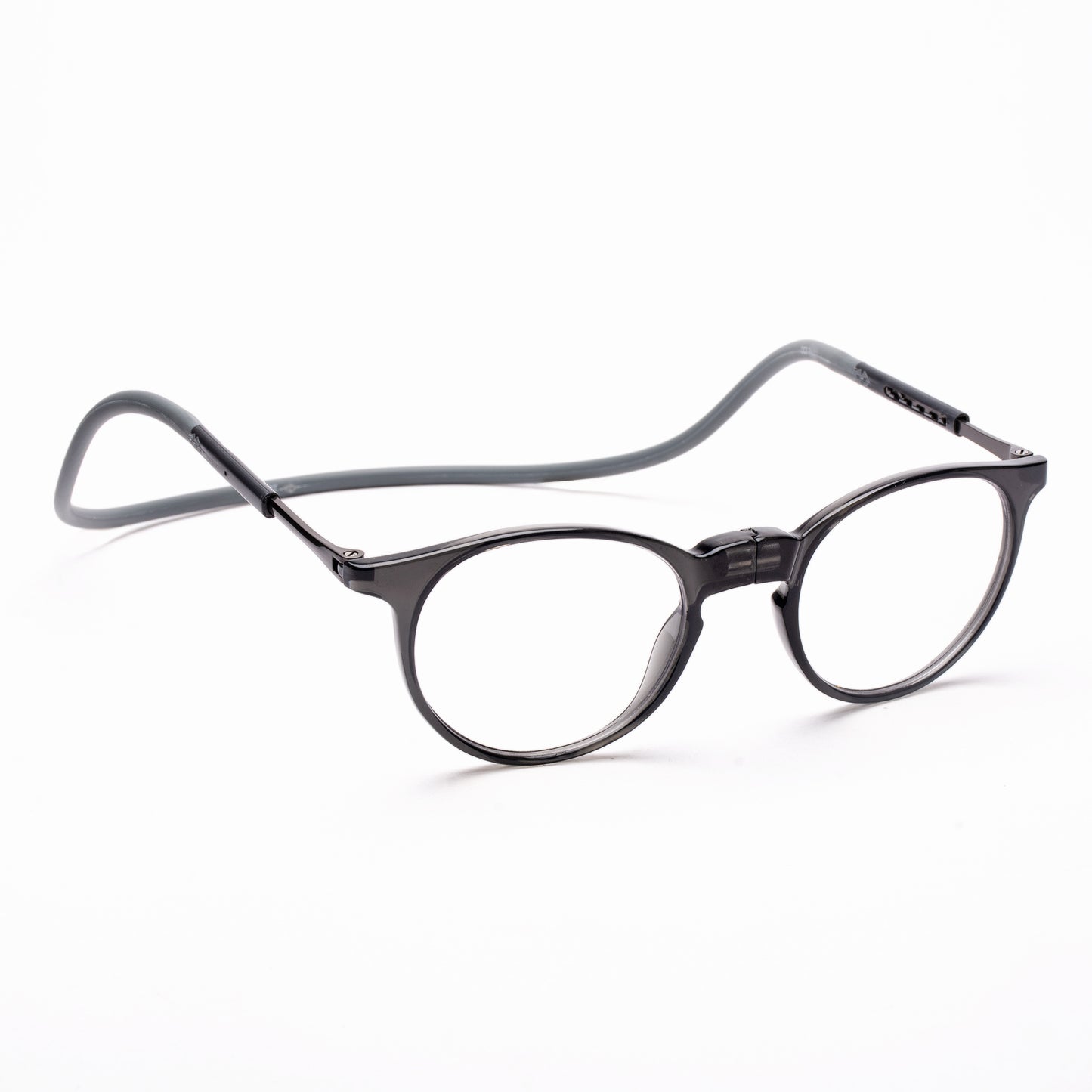 Oval Hang In Neck Reading Glasses With Flexible Head Band.