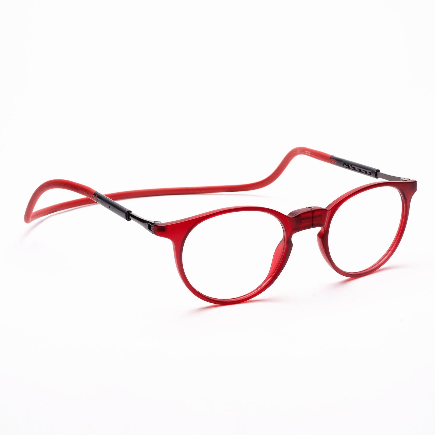 Oval Hang In Neck Reading Glasses With Flexible Head Band.