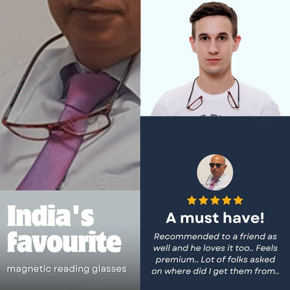 Hang In Neck Reading Glasses With Flexible Head Band. Summer Sale! Up to Rs. 1300 OFF