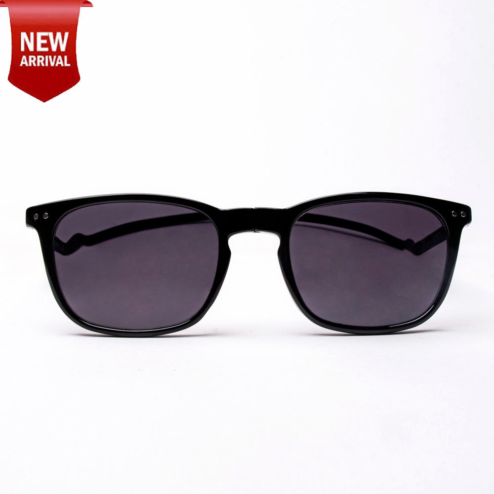Vintage Square- Black Frame -Magnetic Sunglasses (VC14)