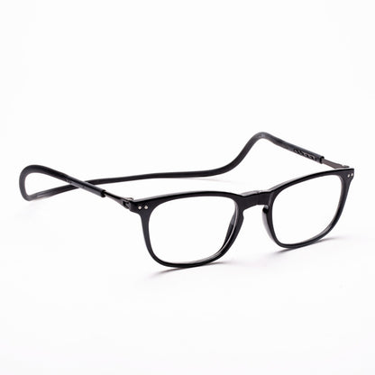Vintage Square Hang In Neck Reading Glasses With Flexible Head Band.
