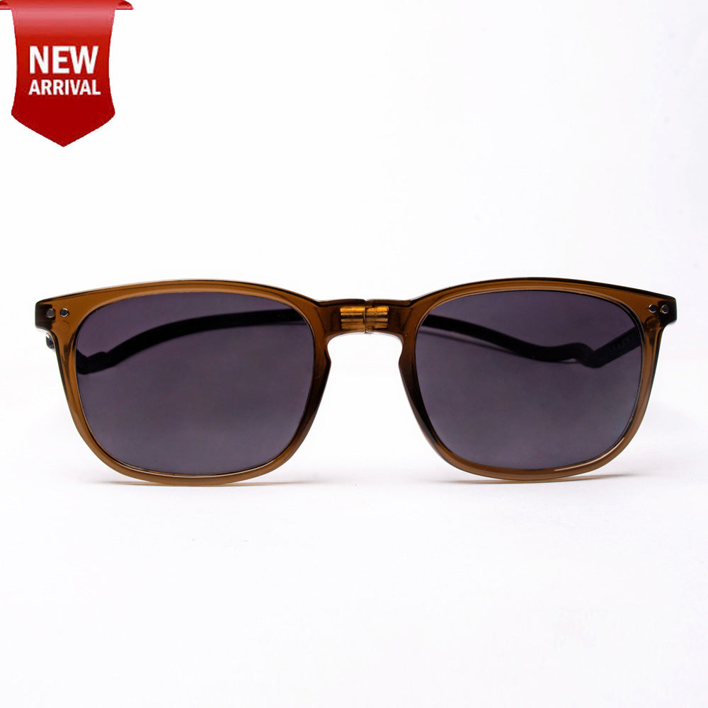 Vintage Square- Brown Frame -Magnetic Sunglasses (VC34)