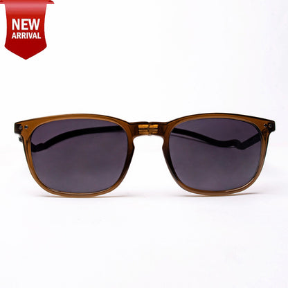Vintage Square- Brown Frame -Magnetic Sunglasses (VC34)
