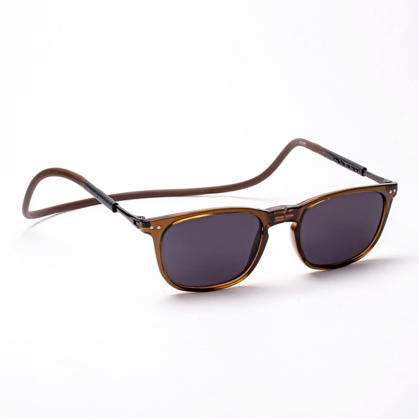 Vintage Square- Brown Frame -Magnetic Sunglasses (VC34)