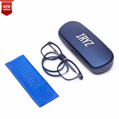 Vintage Square Hang In Neck Reading Glasses With Flexible Head Band.