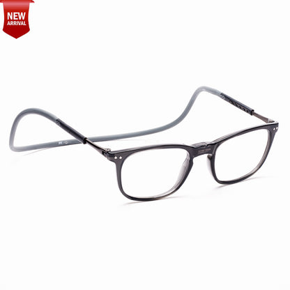 Vintage Square Hang In Neck Reading Glasses With Flexible Head Band.