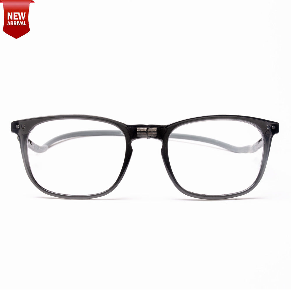 Vintage Square Hang In Neck Reading Glasses With Flexible Head Band.