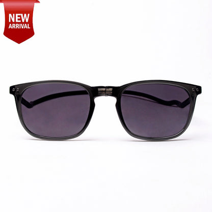 Vintage Square- Dark Grey Frame -Magnetic Sunglasses (VC54)
