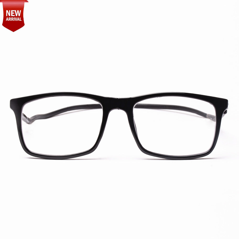 Classic Square Hang In Neck Reading Glasses With Flexible Head Band.