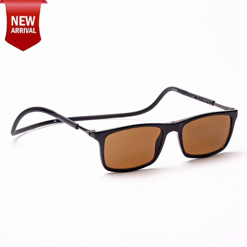 Classic Square- Black Frame -Magnetic Sunglasses