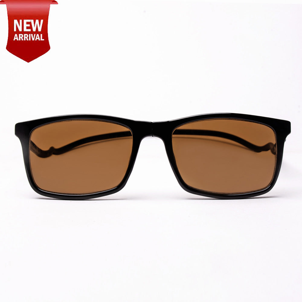 Classic Square- Black Frame -Magnetic Sunglasses