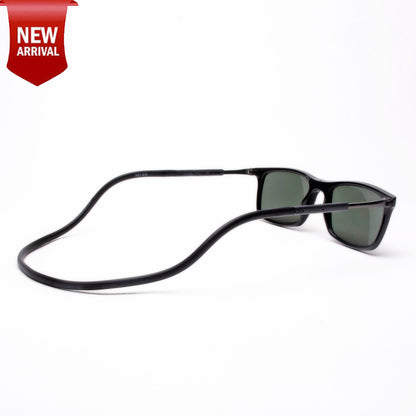 Classic Square- Black Frame -Magnetic Sunglasses