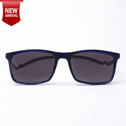Classic Square- Dark Blue Frame -Magnetic Sunglasses