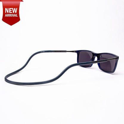 Classic Square- Dark Blue Frame -Magnetic Sunglasses