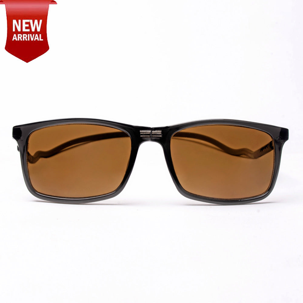Classic Square- Dark Grey Frame -Magnetic Sunglasses