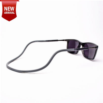 Classic Square- Dark Grey Frame -Magnetic Sunglasses