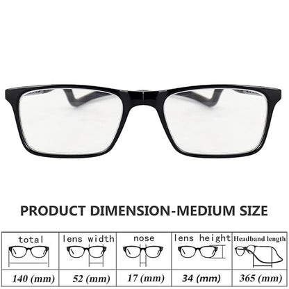 Magnetic Reading glasses with flexible head band-Save Rs.1300