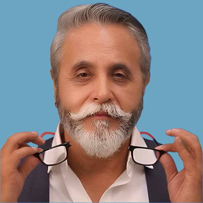 Brown Reading glasses with flexible head band - iryzeyewear