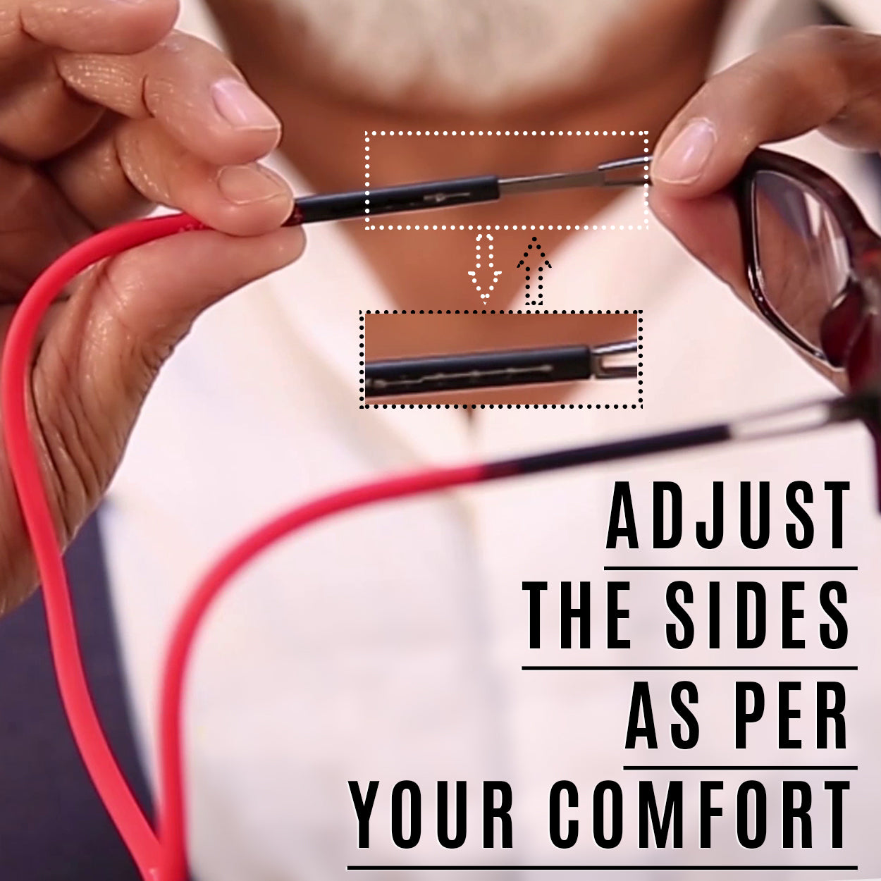Reading glasses with flexible head band - iryzeyewear
