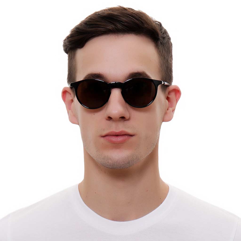 Black Frame - Brown Lens - Hang in Neck Sunglasses - Holi Offer - Grab it For Just Rs. 999 Only - iryzeyewear