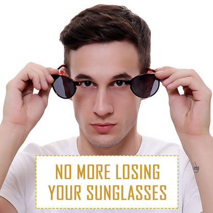 Wine Red Frame - Grey Lens - Hang in Neck Sunglasses - Holi Offer - Grab it For Just Rs. 999 Only - iryzeyewear