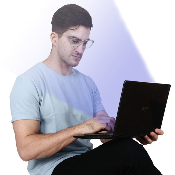 Computer Anti Blue Glasses With Long Hang In Neck Sides Combo Offer ...