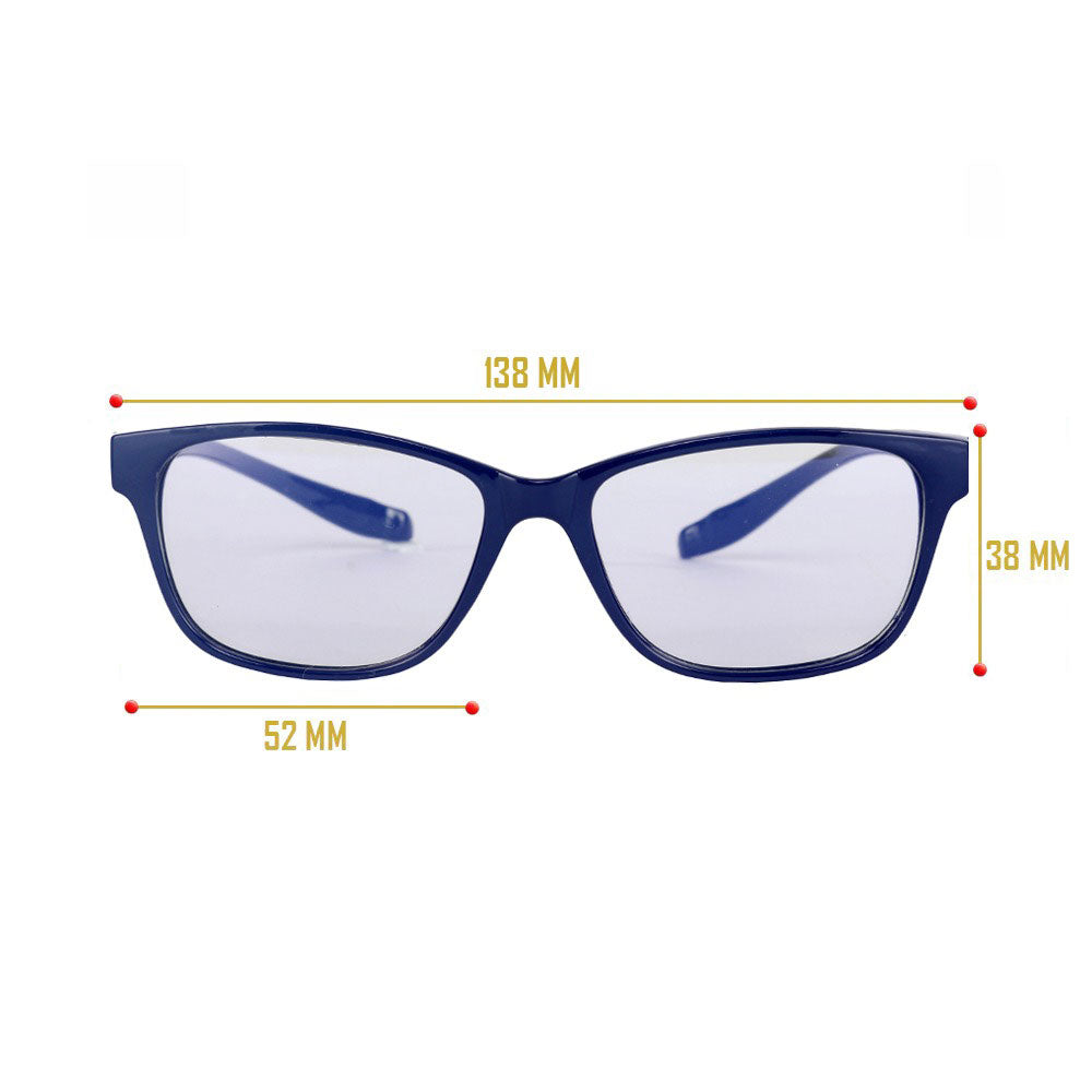 Dark Blue Computer Blue Ray Cut Glasses With Long Hang In Neck Sides