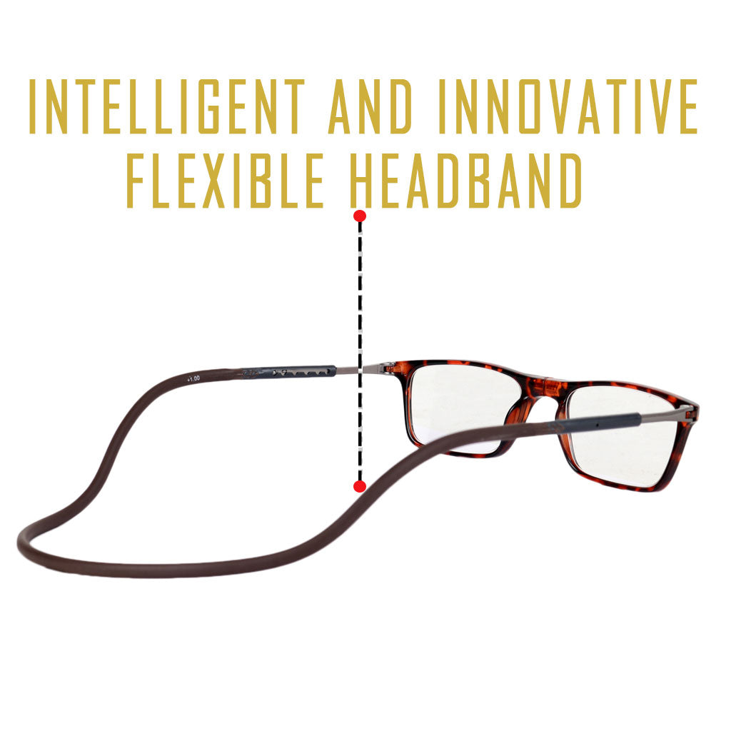 Magnetic Reading glasses with flexible head band - iryzeyewear