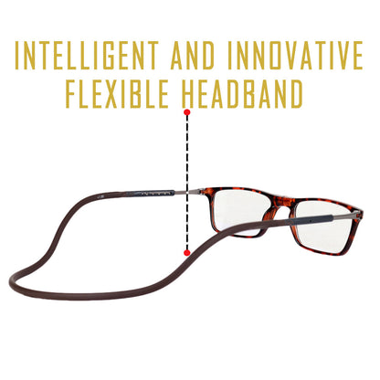 Magnetic Reading glasses with flexible head band - iryzeyewear