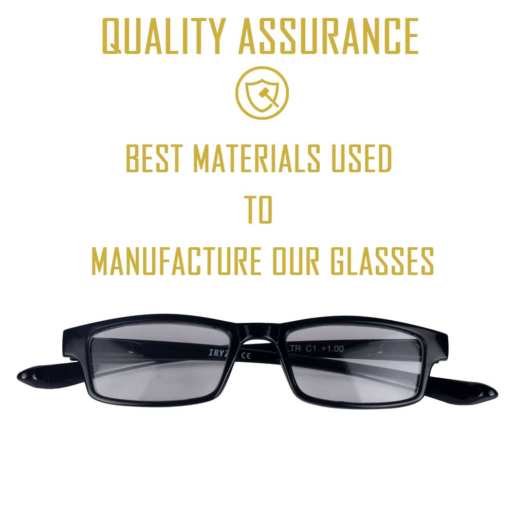 Reading hang in neck glasses with Long sides - iryz sunglasses