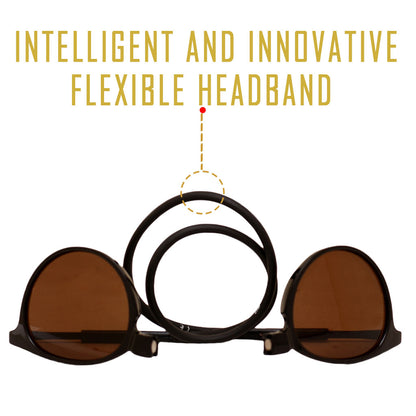 Black Frame - Brown Lens - Hang in Neck Sunglasses - Holi Offer - Grab it For Just Rs. 999 Only - iryzeyewear